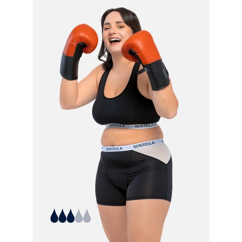 Boxer Menstruel de sport - Flux moyen - Le n°12