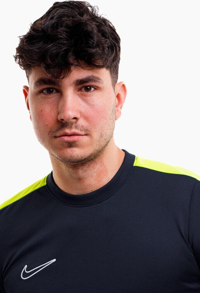 Homme Nike DF Academy 23 T-shirt Football Polyester Séchage Rapide 3/4