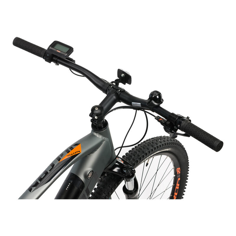 Devron Vulcan elektromos kerékpár - 29 hüvelykes, hosszú, szürke