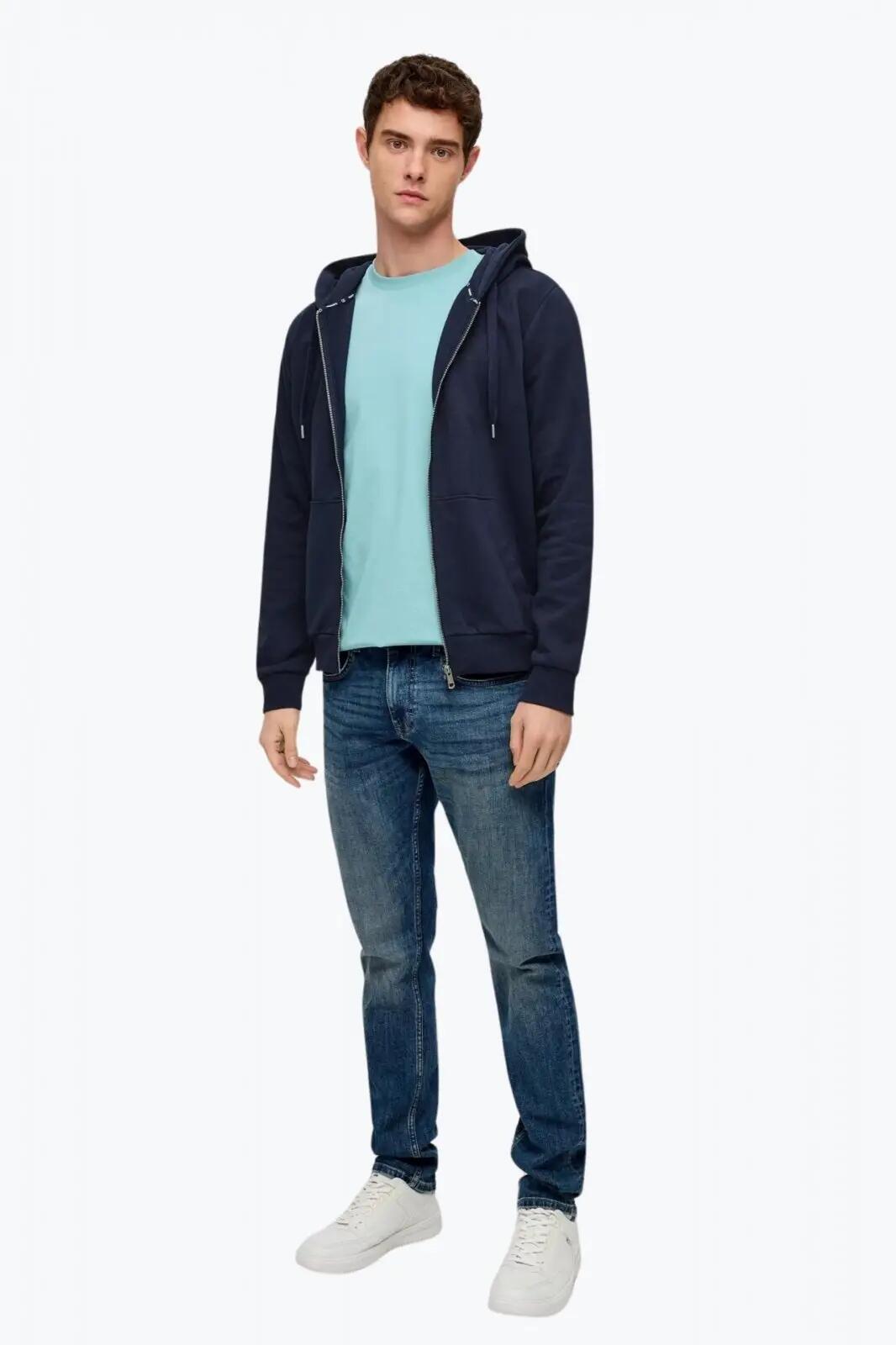 Sweatshirt à capuche zippée QS 4/7