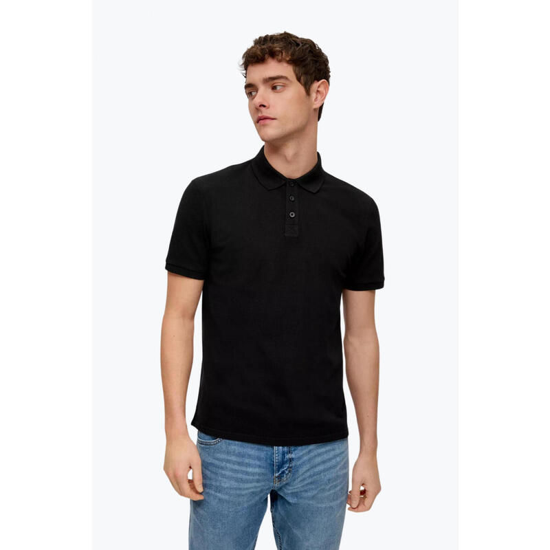 Tricou polo barbati Regular fit negru