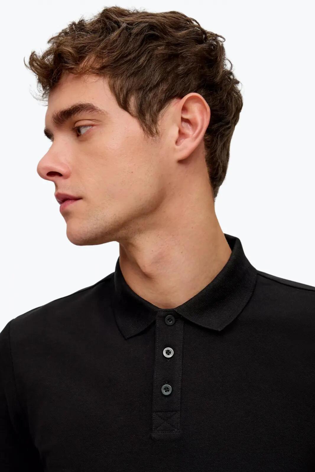 Polo piqué texturé QS 3/7