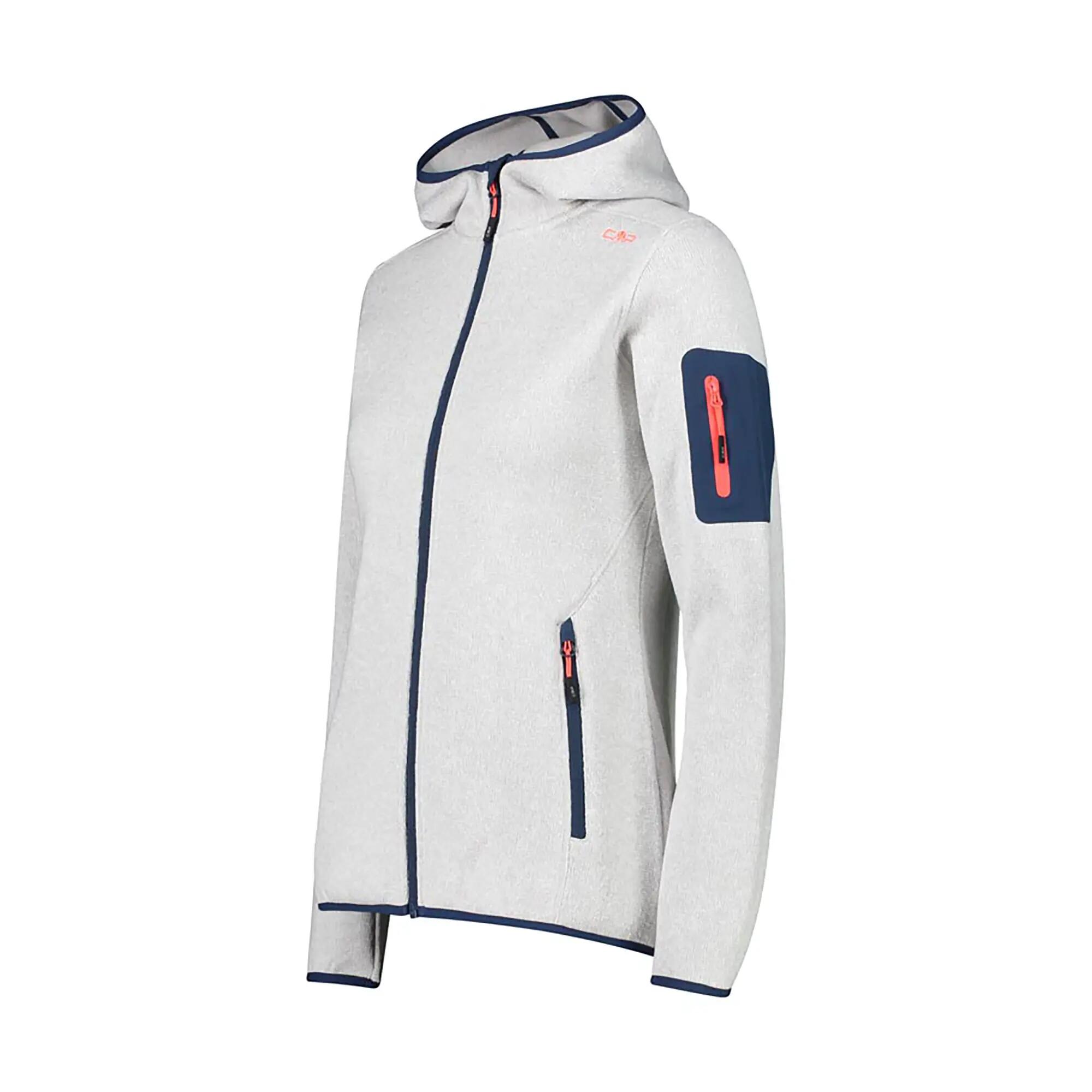 CMP Damen Jacke Knitted Melange Hoody 3H19826 4/6