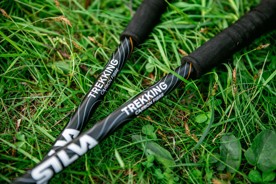 outdoorowy Silva Kije trekkingowe z włókna węglowego