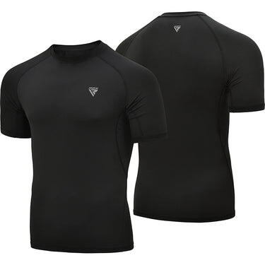 Tricou compresie RDX T15 Rash Guard, Negru, 3XL