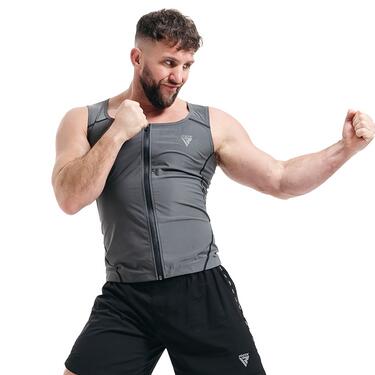 RDX Men's Sweat Jacket For Weight Loss 3/6
