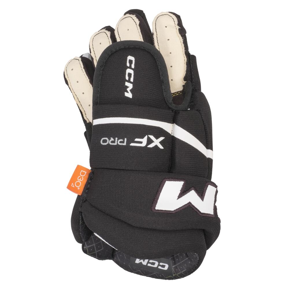 Tacks XF Pro - Rękawice do hokeja na lodzie - Dziecięce - Czarno-Białe - 12" 2/7