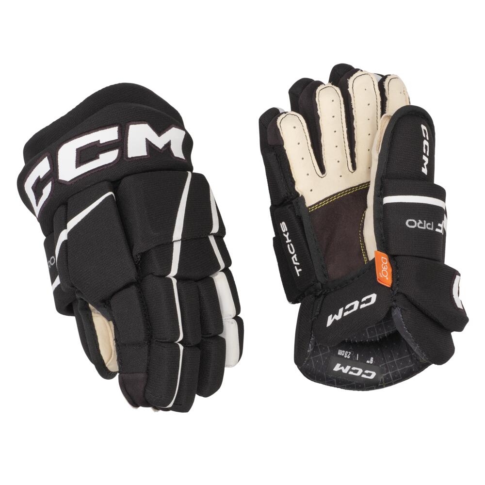 Tacks XF Pro - Rękawice do hokeja na lodzie - Dziecięce - Czarno-Białe - 12" 3/7
