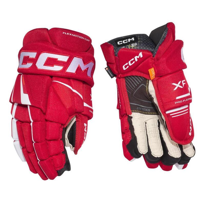 Guantes Rojo/Blanco Adultos CCM Tacks XF