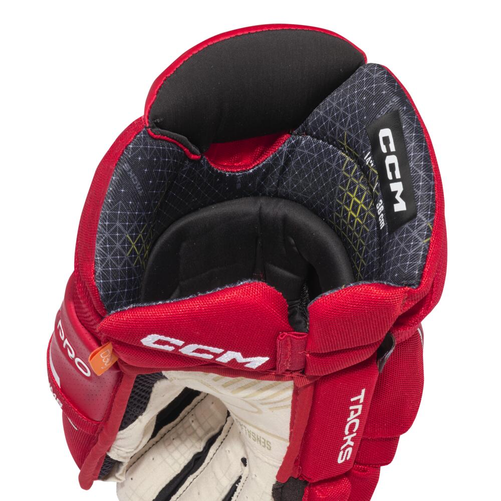 Guantes Rojo/Blanco Junior CCM Tacks XF Pro 4/4