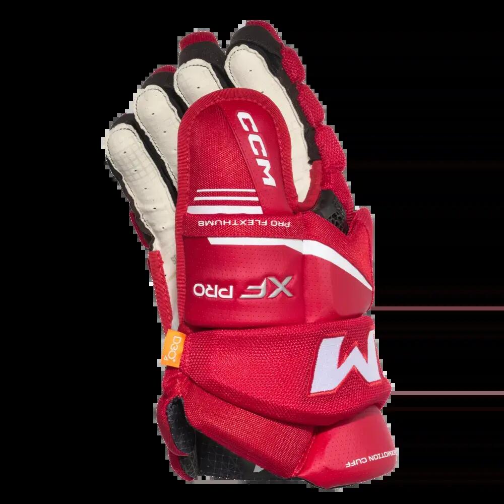 Tacks XF Pro - IJshockeyhandschoenen - Kinderen - Rood - Wit - 12"