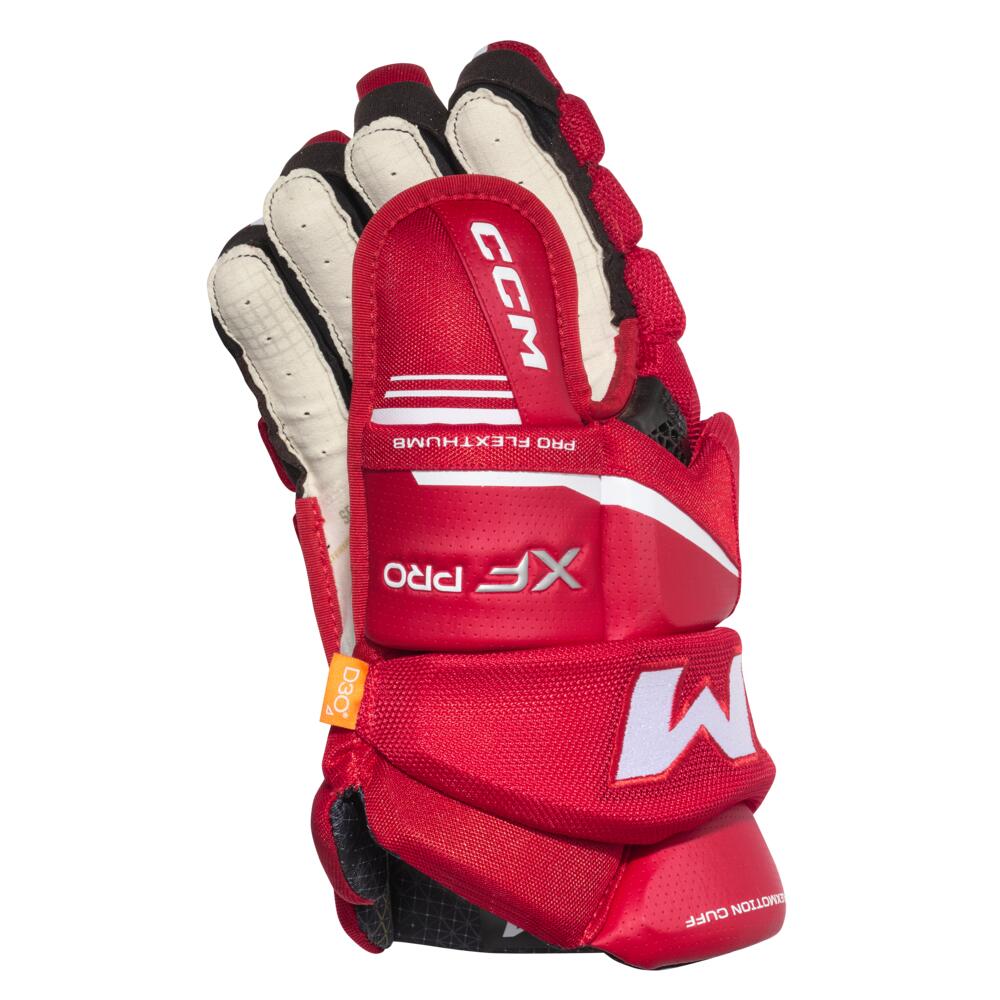 Guantes Rojo/Blanco Junior CCM Tacks XF Pro 2/4