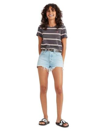 Shorts pour femme Levis 501 bleu.
