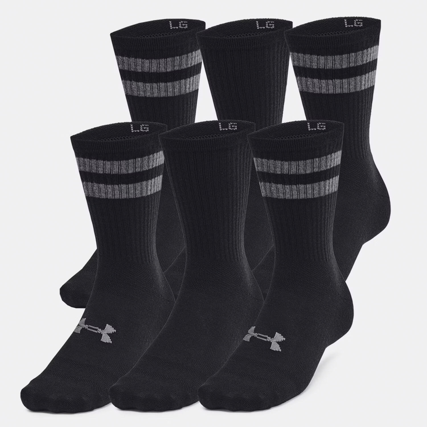 UNDER ARMOUR Socken Under Armour Essential Crew 6er-Pack