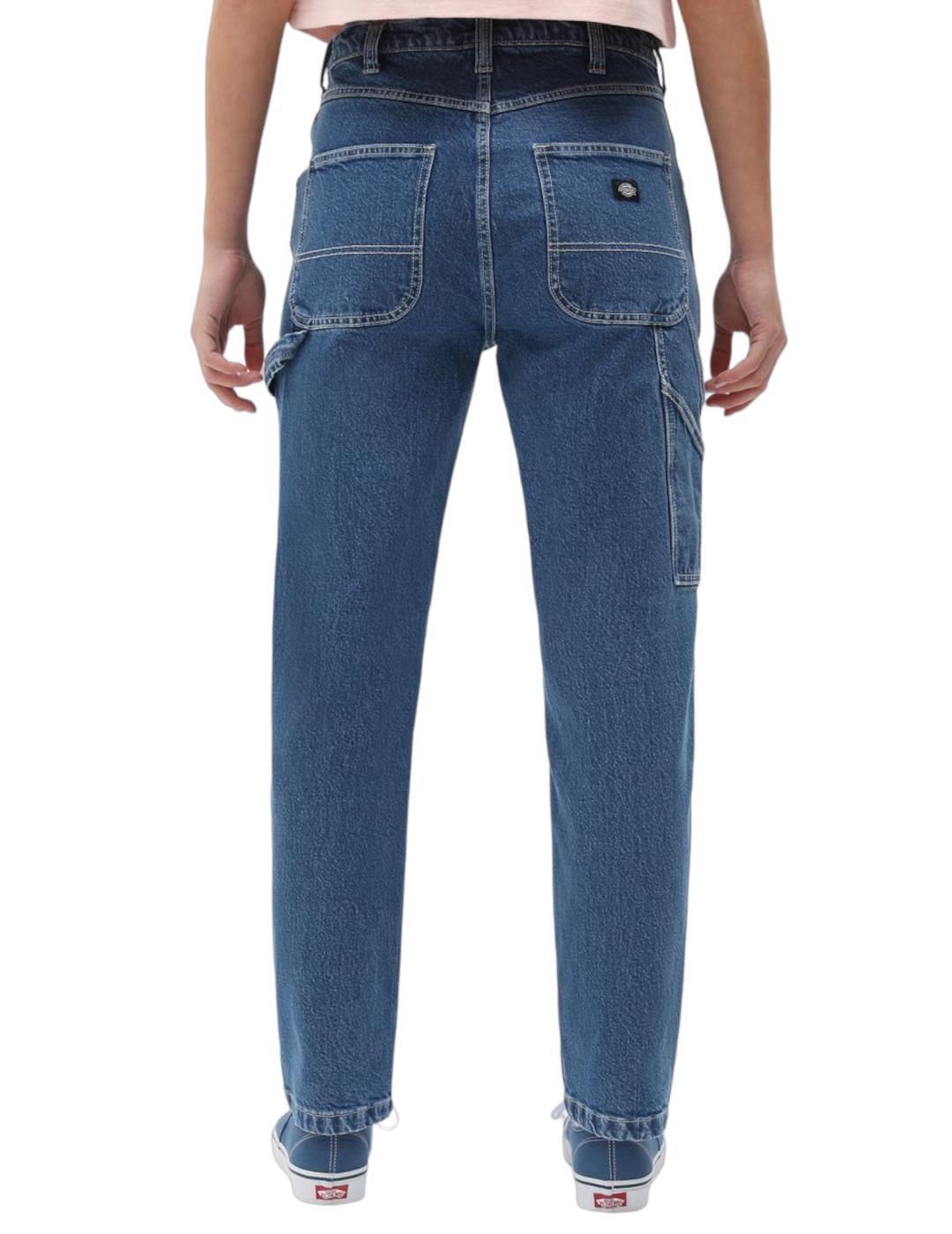 Pantalon pour femme Dickies Ellendale Bleu 3/4