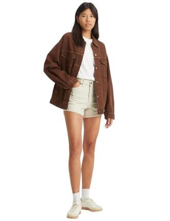 Shorts pour femme Levis 80's mom Beige.