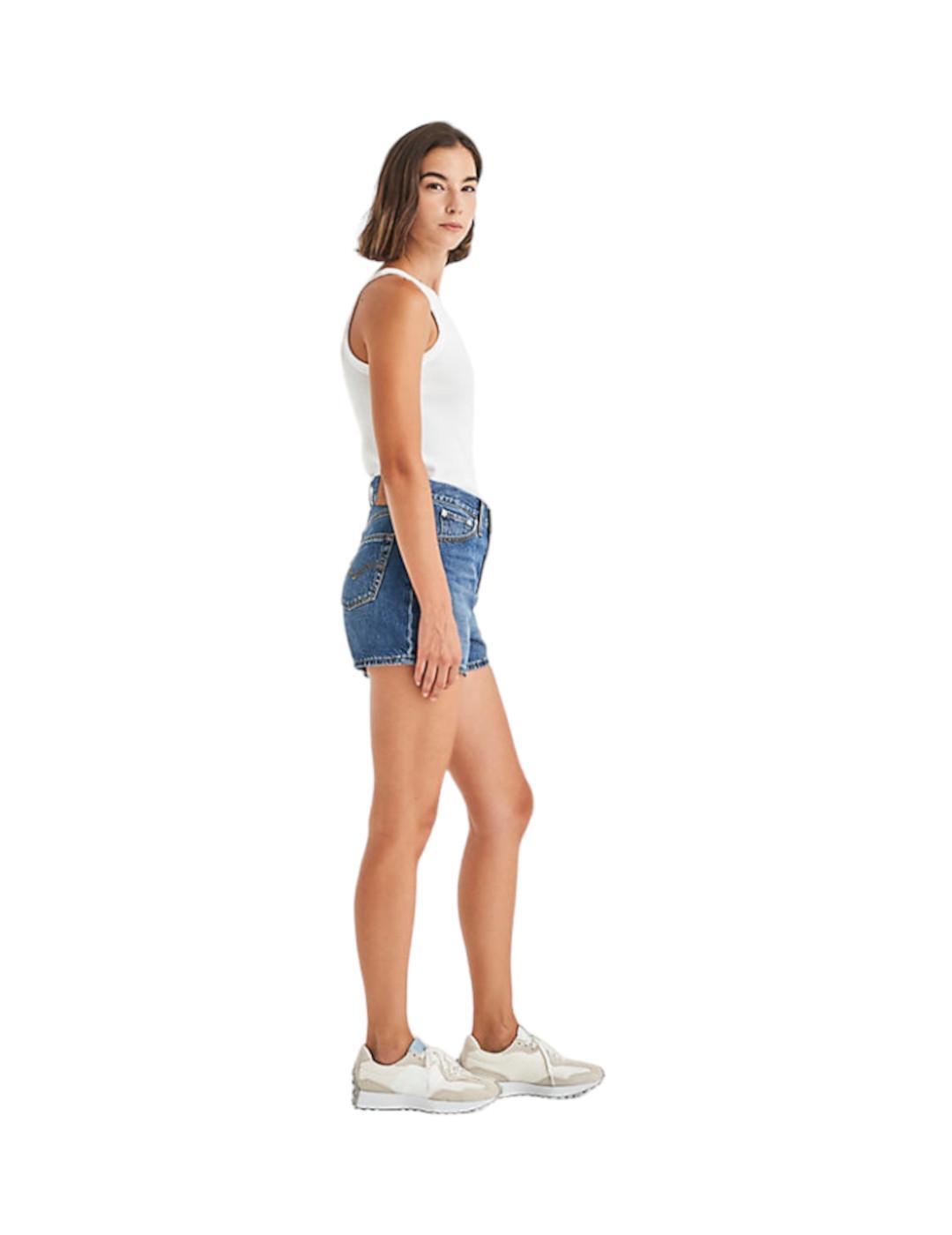 Pantalones cortos para Mujer Levis 80's mom Azul 3/5