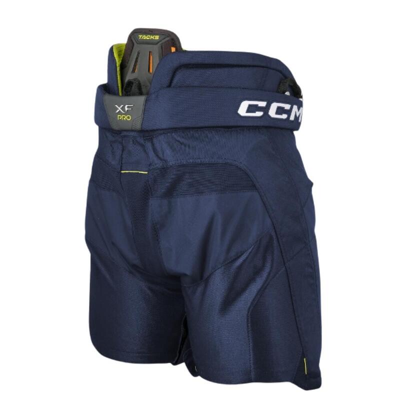 Pantalon de hockey sur glace bleu junior CCM Tacks