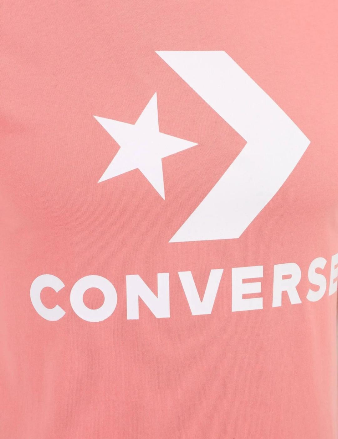 Maglietta Converse 10025458 Corallo 3/5