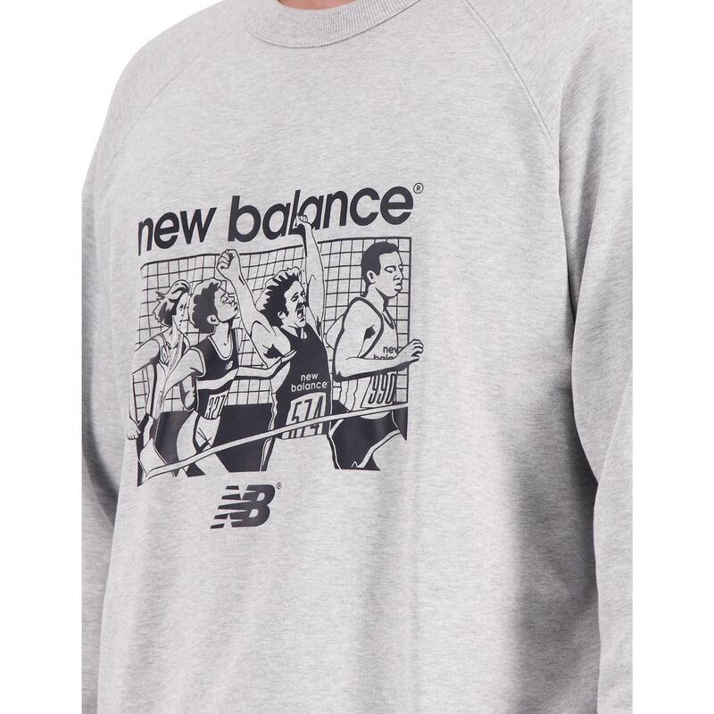 Jersey para Hombre New balance Mt31525 Gris