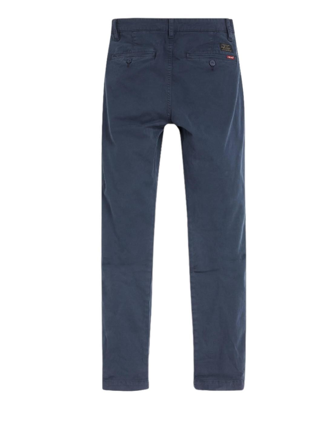 Hose für Herren Levis Xx chino slim taper Marineblau. 2/5