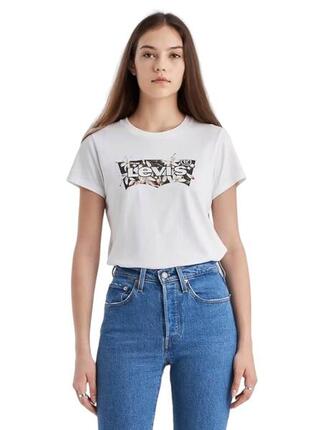 Levis Women's White T-shirts