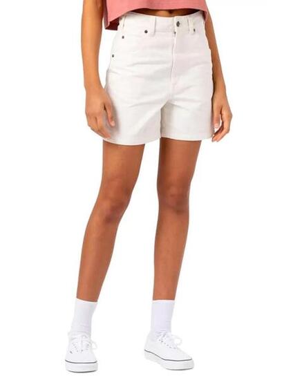 Bermuda e pantaloncini corti in tela di anatra bianca per donna Dickies.