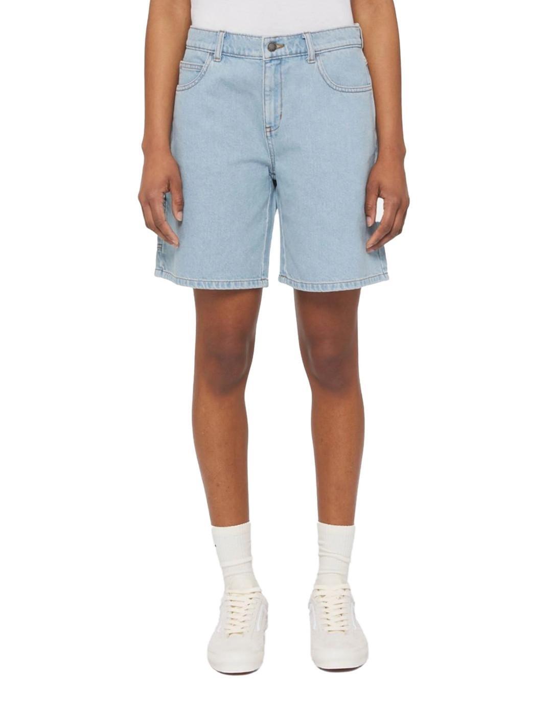 Bermuda e pantaloncini per donna Dickies Herndon Blu 1/5