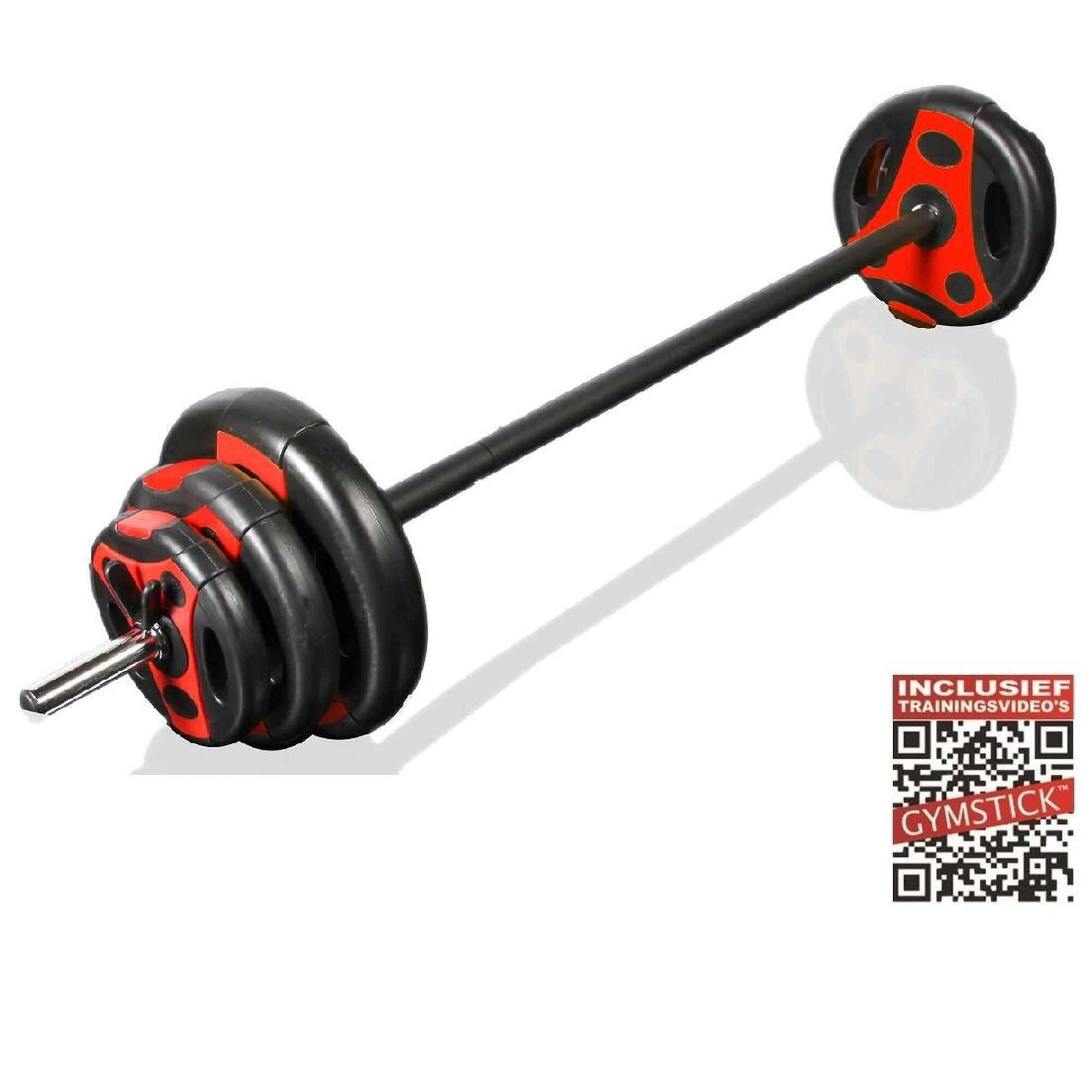 Gymstick Set di pompe con impugnatura in vinile da 20 kg