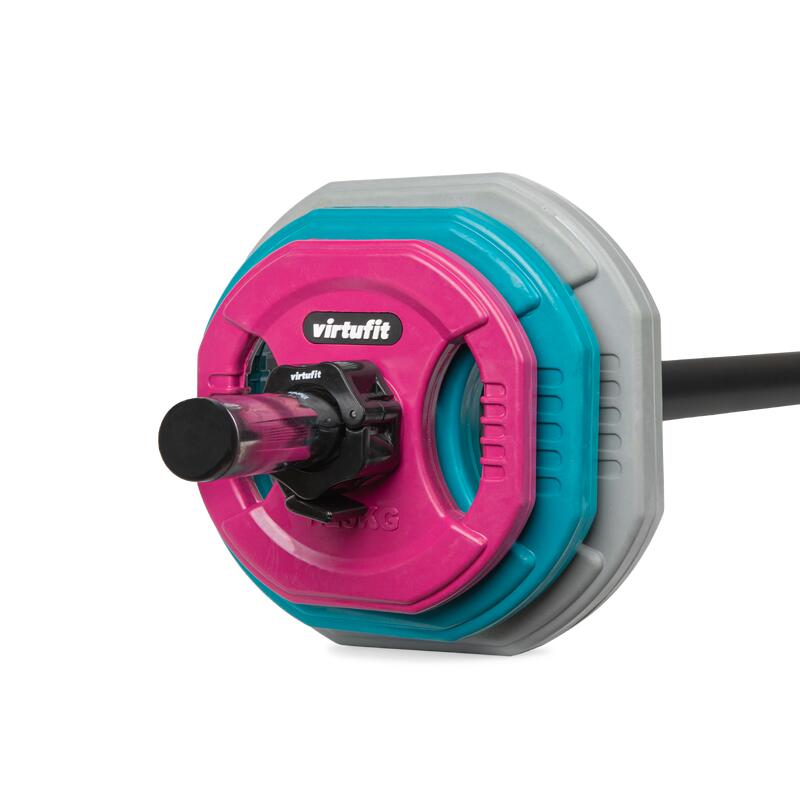 Kit de pompe aérobie en caoutchouc - Musculation - 20 kg - Coloré 2