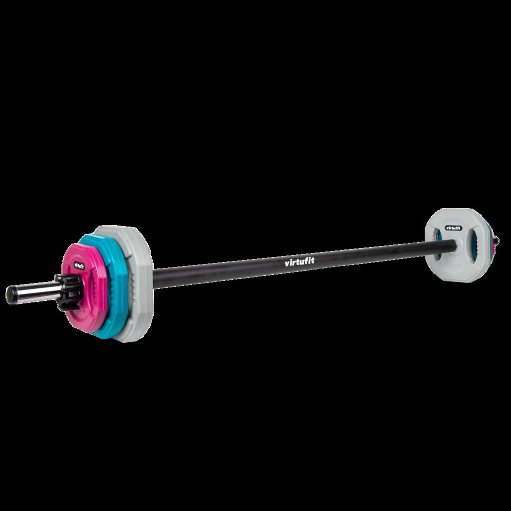 Aerobic Pump Set Rubber - Fitness - 20 kg - Colored