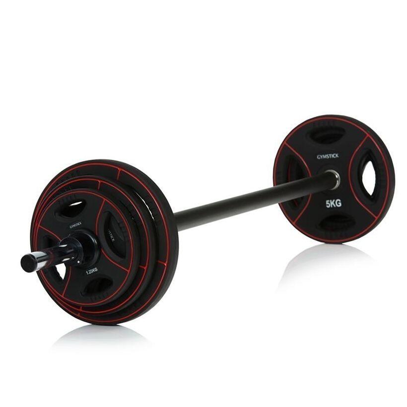 GYMSTICK Gymstick Pro Pump Dumbbell Set 20 kg with 140 cm Padded Bar