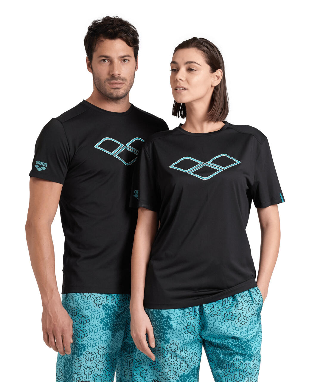 Camiseta esportiva arena t-shirt logo