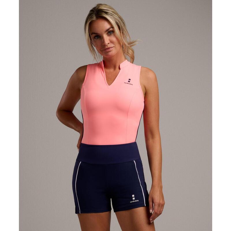 Elegance T-shirt sans manche de Tennis/Padel/Golf Femme Melon