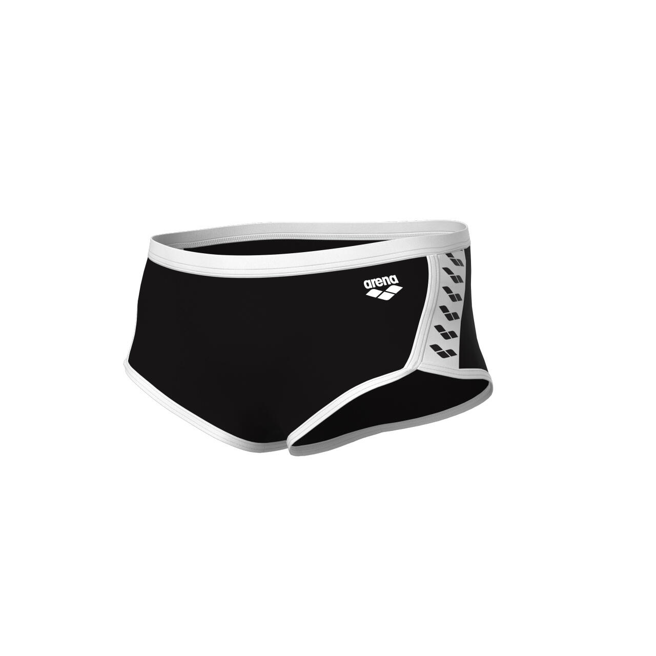 Boxer de bain Arena Icons Low Waist Short Solid Noir/Blanc 7/7
