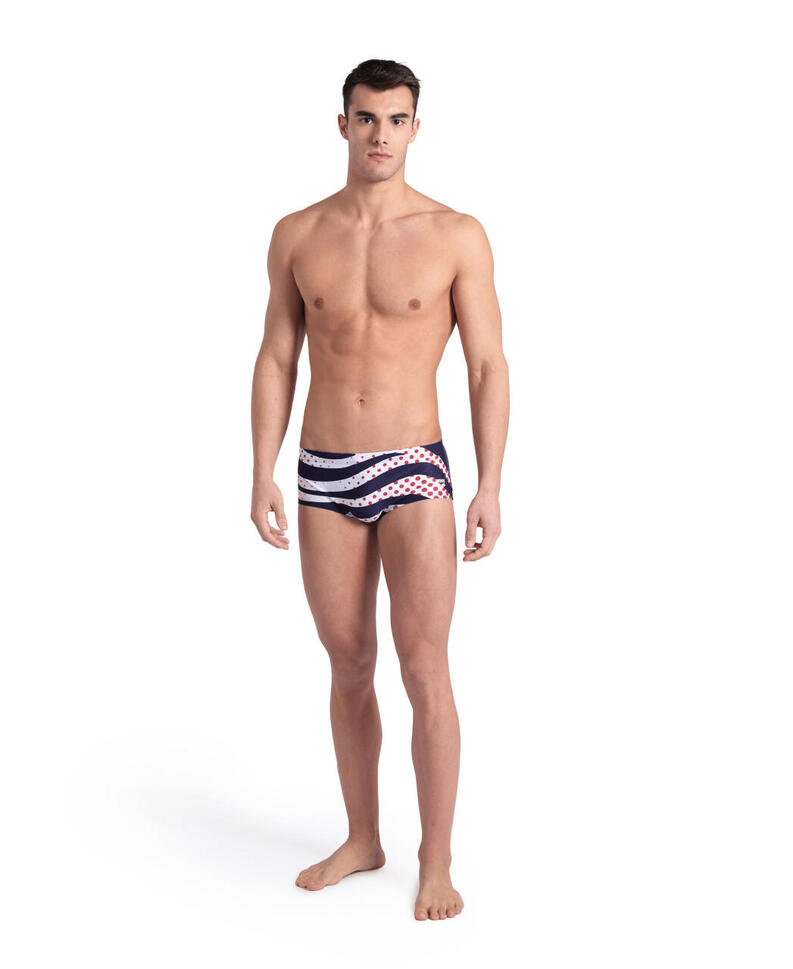 Szorty Kąpielowe Arena Multi Stripes Swim Low Waist