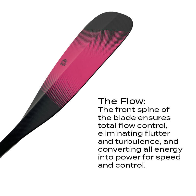 RIDING NOT HIDING PADDLE ELITE SERIES - 2PC ADJUSTABLE - PINK 3/7