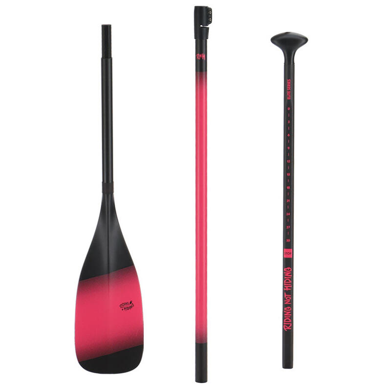 RIDING NOT HIDING RIDING NOT HIDING PADDLE ELITE SERIES - 3PC ADJUSTABLE - PINK