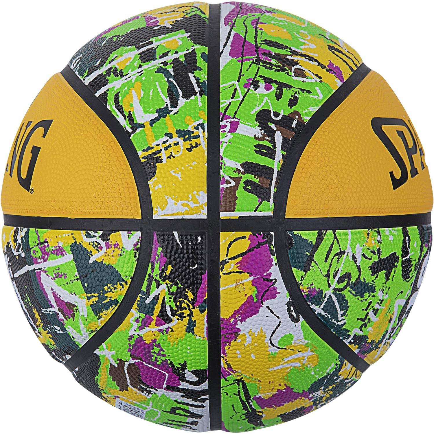 Spalding Pallacanestro Graffiti Giallo 3/3
