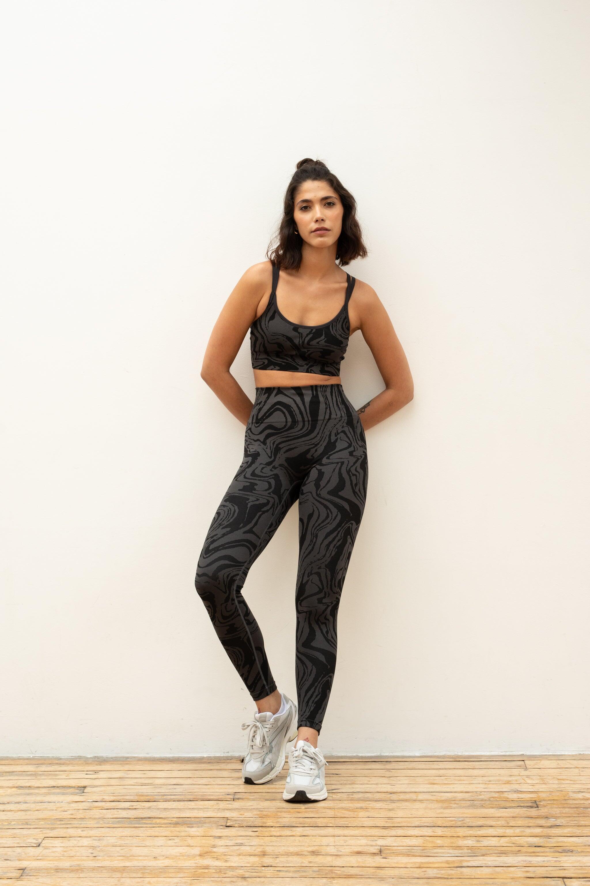 JILLA ACTIVE Ocean Swirl Leggings