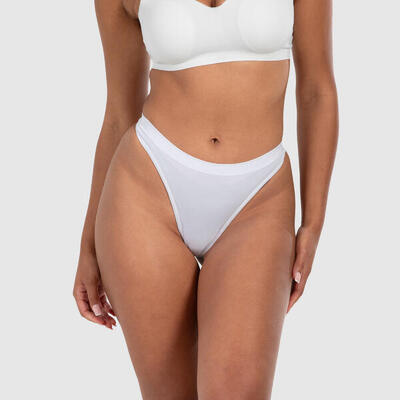 Damen String Nysa Weiß