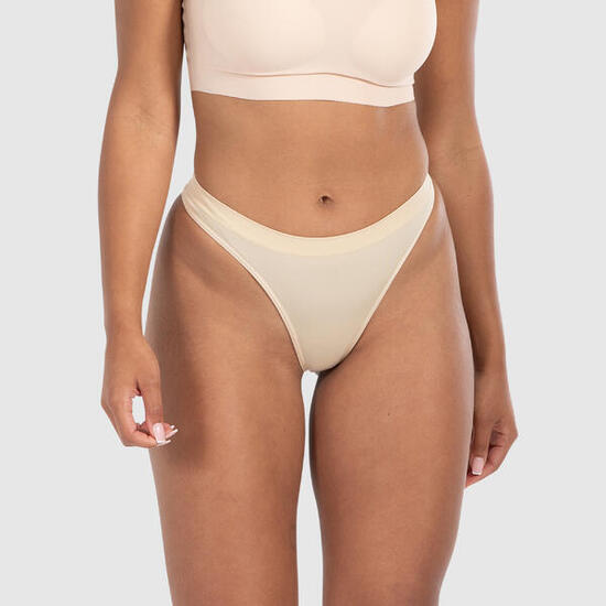 Damen String Nysa Weiß