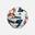 Minge Fotbal Hybrid 3.0 marimea 5 rosu/albastru
