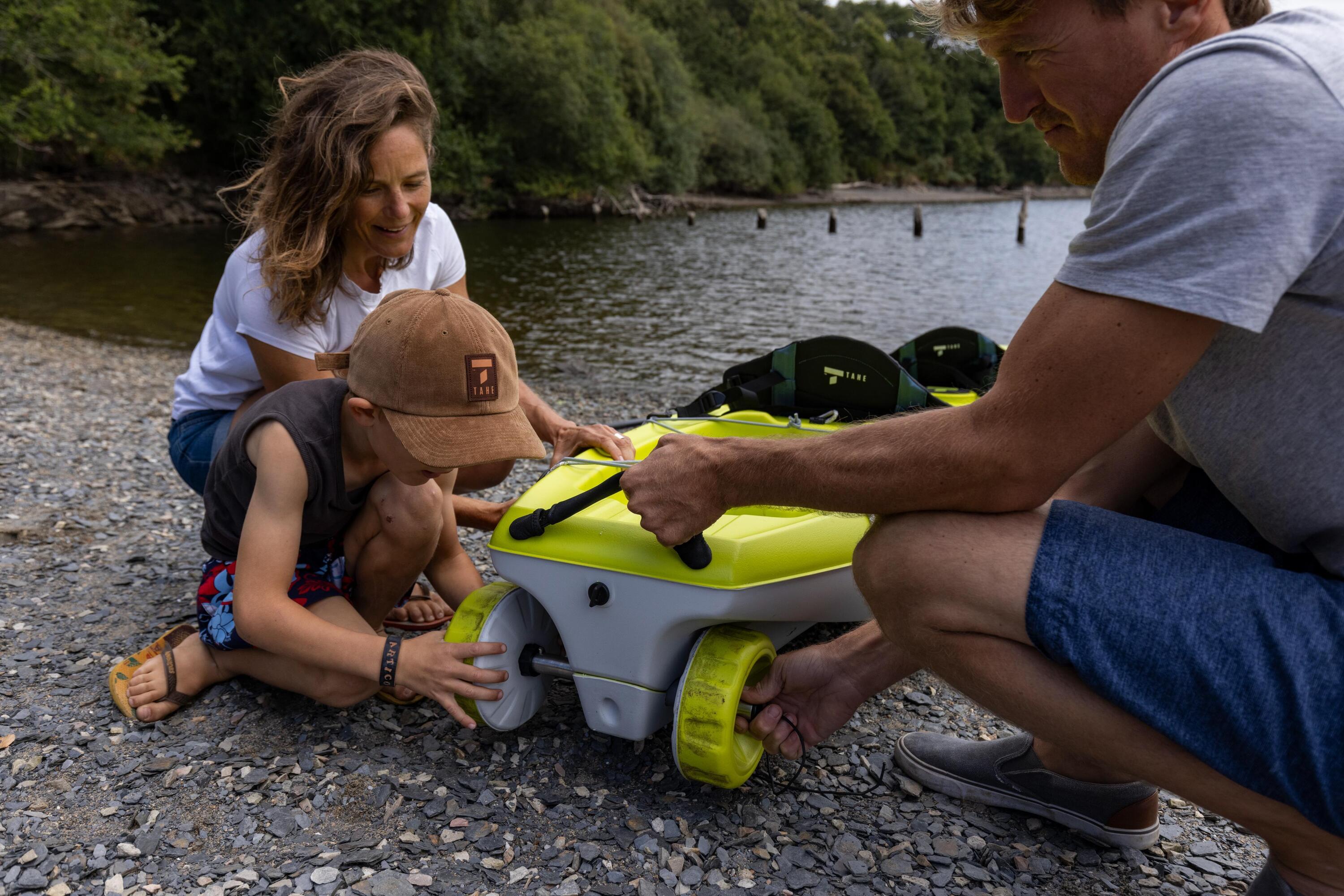 Roue pour Kayak Borneo & Java Verte – Rechange pour Transport de Kayak 3/3