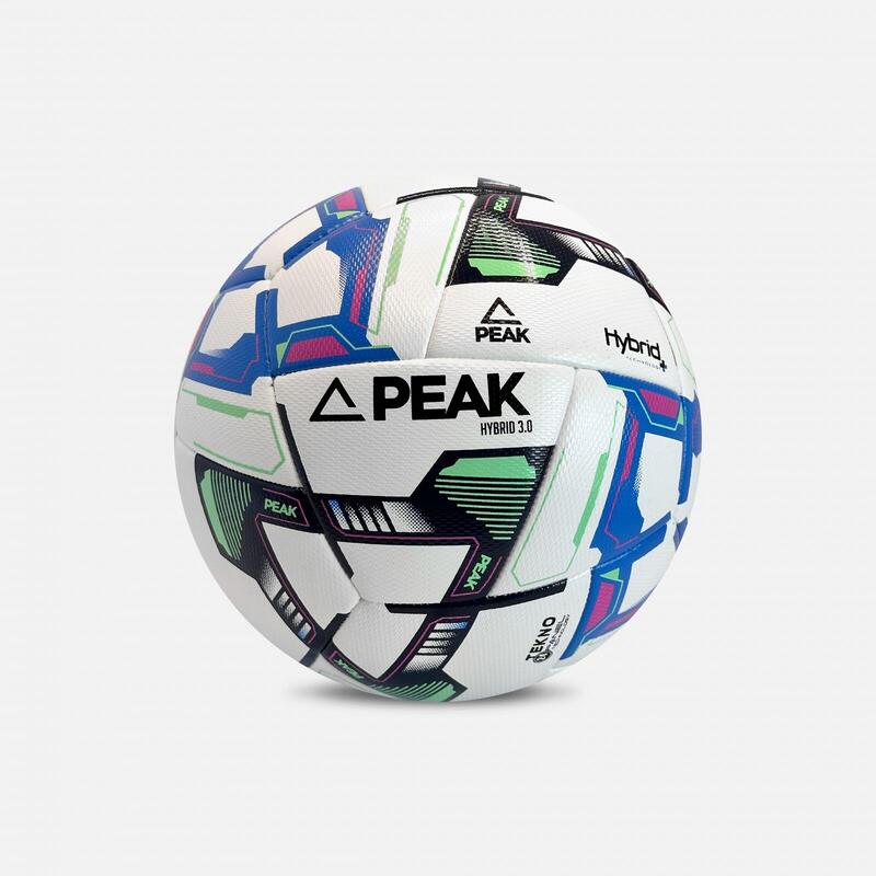 Minge Fotbal Hybrid 3.0 marimea 4 albastru/verde