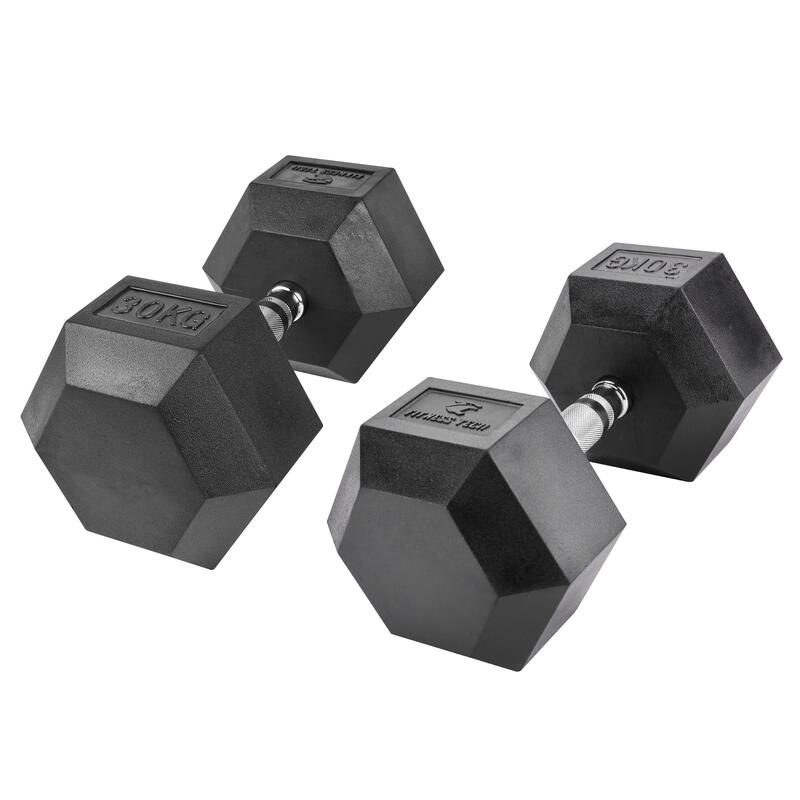 Mancuernas hexagonales 2 unidades de 35kg