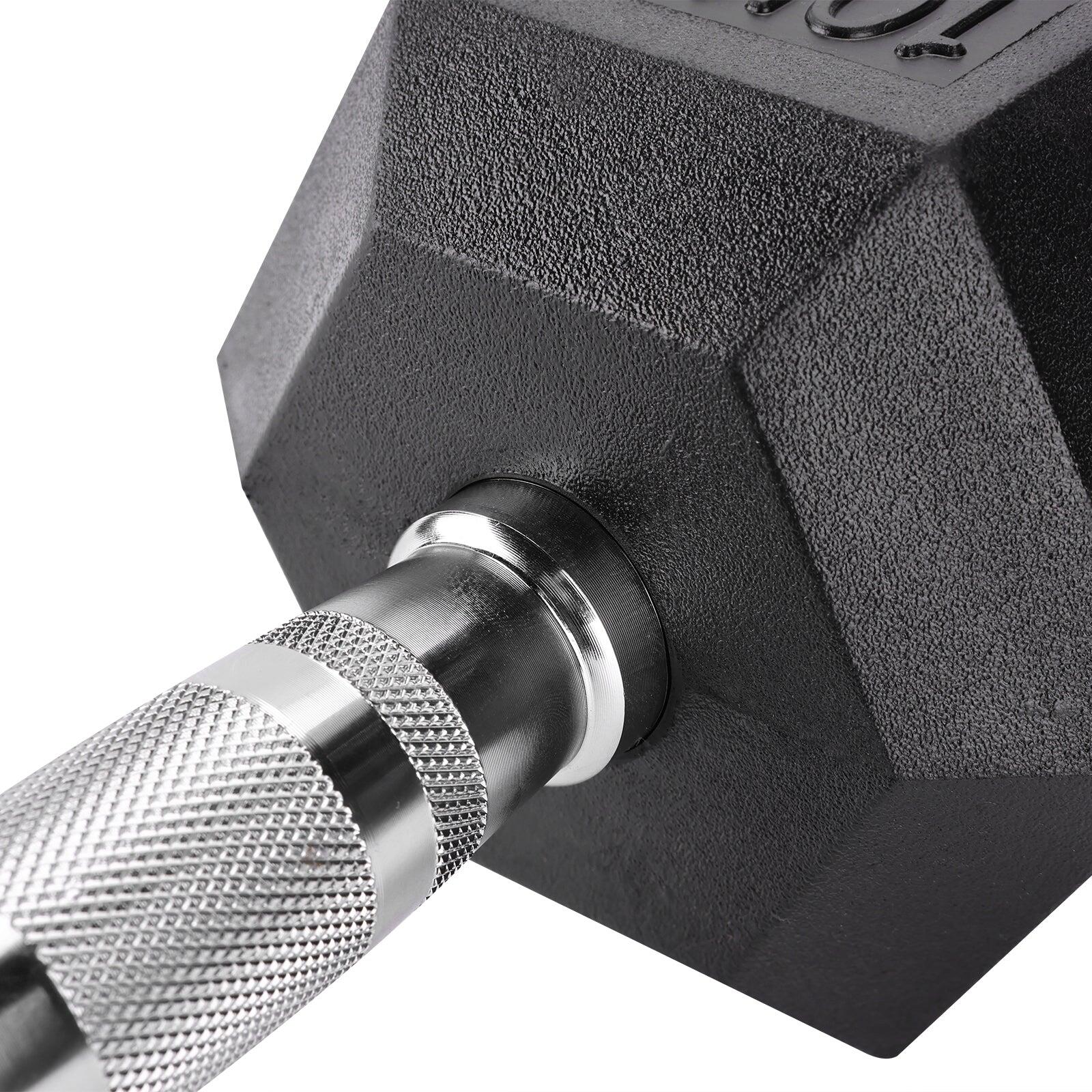 Haltères hexagonales 35kg Fitness Tech Set 2 Unités 5/8