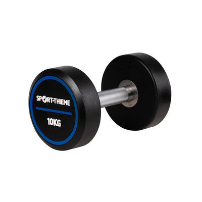 Kompakthantel PU Pro 10 kg Gewichtheben Unisex Schwarz-Blau