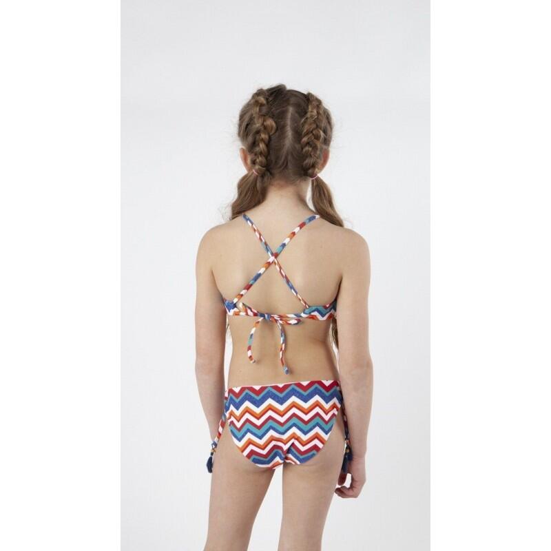 Conjunto Bikini niña Wanda CrossBack multicolor