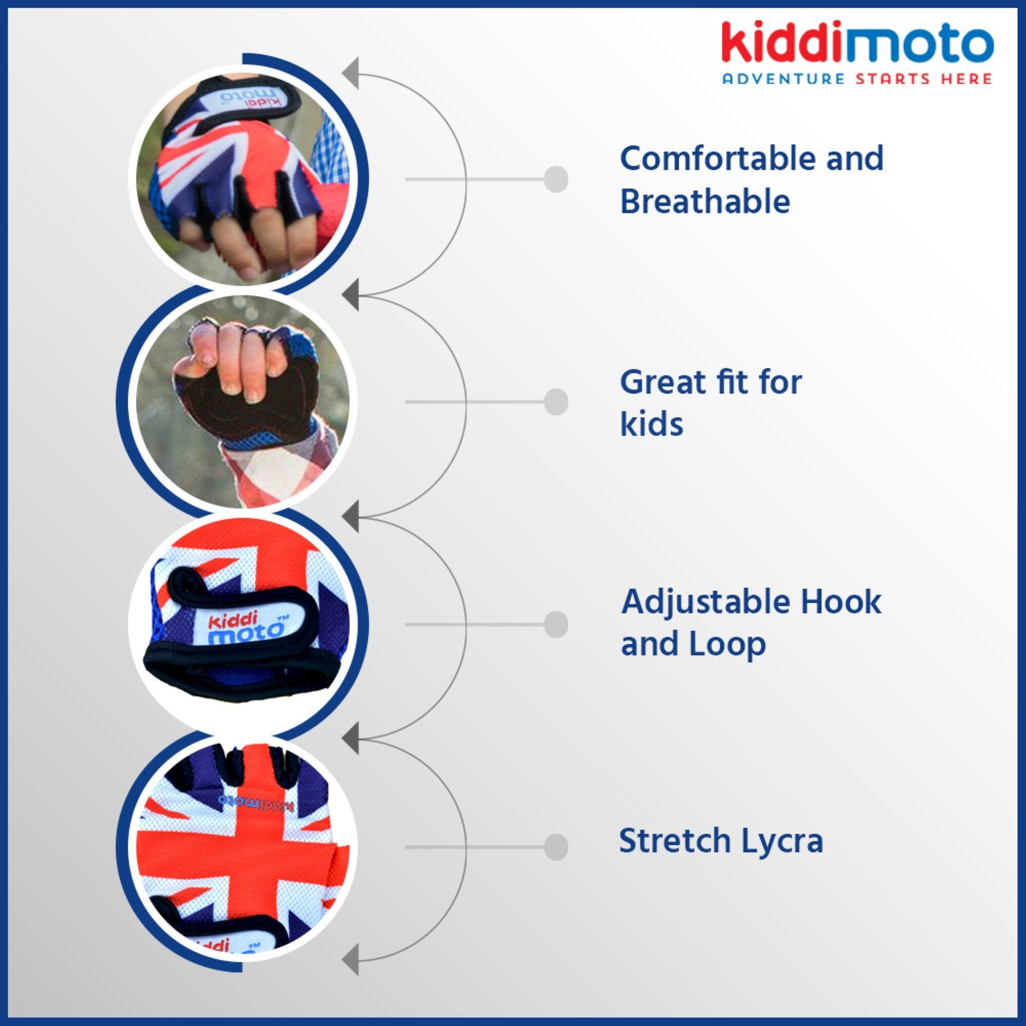 Union Jack Cycling Gloves 2/6
